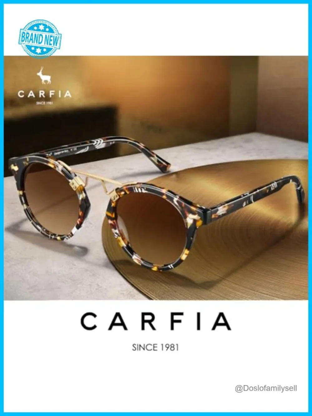 Small Face Round Acetate Polarized Sunglasses Women UV Protection